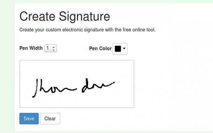 Pohjimmiltaan sinun tarvitsee vain kirjoittaa allekirjoitus samalla tavalla kuin teet sen todelliselle