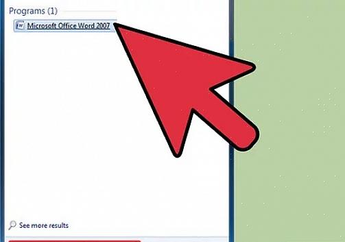 Osoita hiiren osoittimella Microsoft Word avautuvan luettelon vaihtoehtojen joukosta