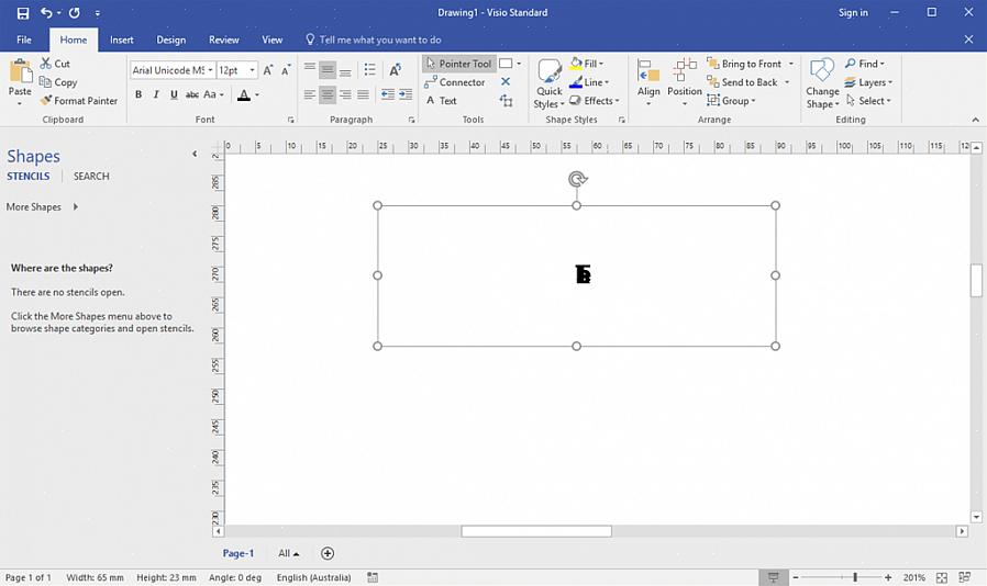 Kaavioiden luominen on erittäin helppoa Microsoft Vision avulla