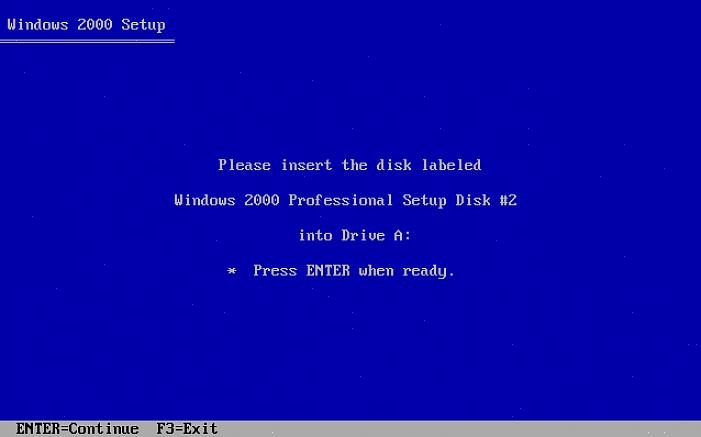 Jos haluat luoda Windows 2000 -käynnistyslevyn