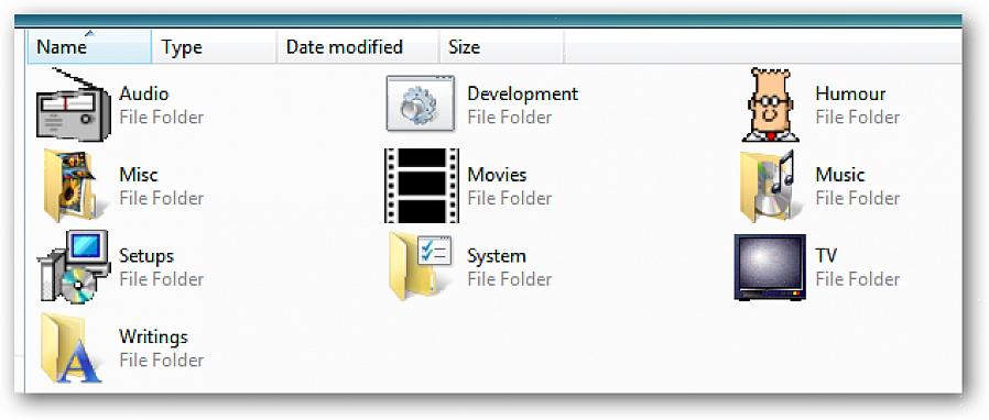 Toinen Windows-oletuskansiotyyppi on nimeltään Omat tiedostot