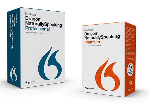 Asenna Dragon Naturally Speaking -ohjelmisto