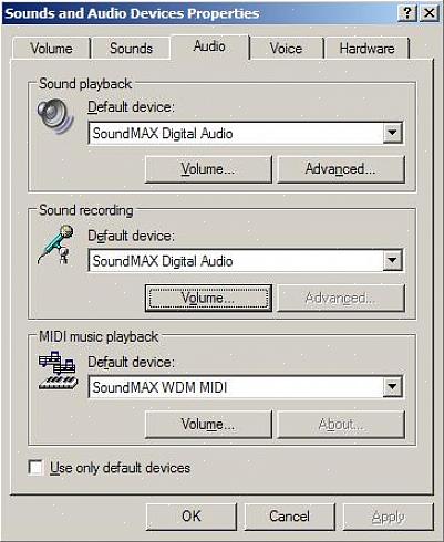 Yksi äänikortti on Soundmax