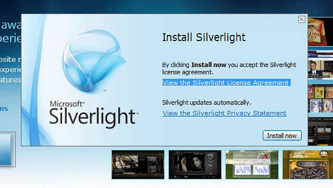 Jotta voit käyttää Microsoft Silverlightia