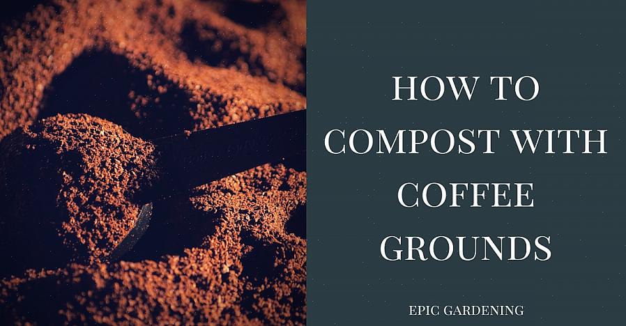 Voit yksinkertaisesti heittää hukkaiset kahvipohjat maaperälle multaa