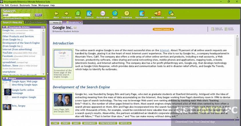 Ladata uusimman Encyclopedia Britannica -ohjelmiston