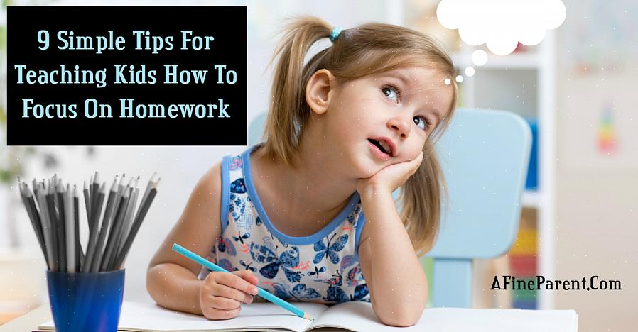 Joita voit noudattaa auttaaksesi lasta keskittymään koulutyöhön kotona
