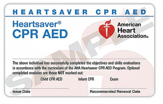 Ensimmäinen askel CPR-sertifioinnin saamiseksi on löytää CPR-sertifiointiluokka