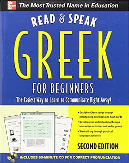 Eikä kreikan oppimisen löytäminen ole poikkeus