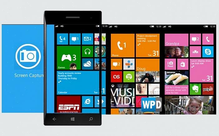Näytön kaappaus Windows Mobilessa toimii samalla tavalla kuin Tulosta näyttö Windows-käyttöjärjestelmässä