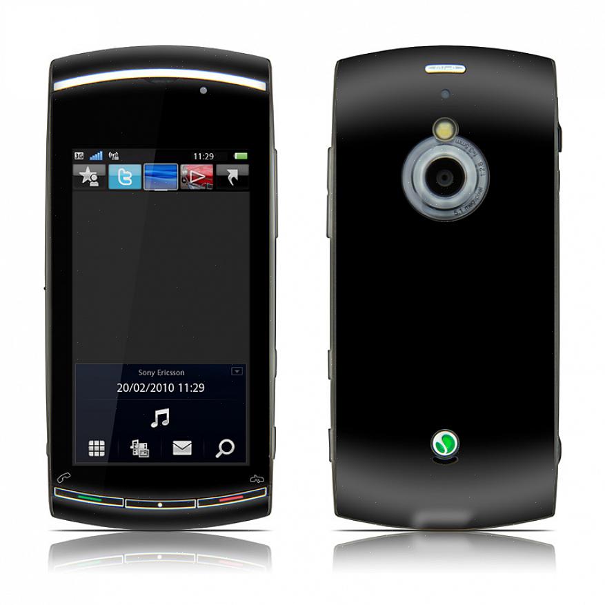 Asennuksen jälkeen voit nyt liittää Sony Ericsson -puhelimesi MacBookiin USB-kaapelilla