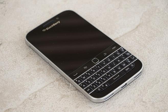 Koska Blackberryn "toimiston ulkopuolella" -viesti voidaan asettaa