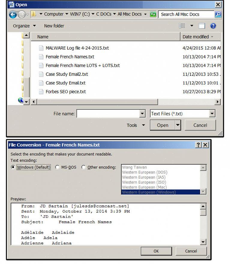 WordPerfect 7 tai WordPerfect X4)