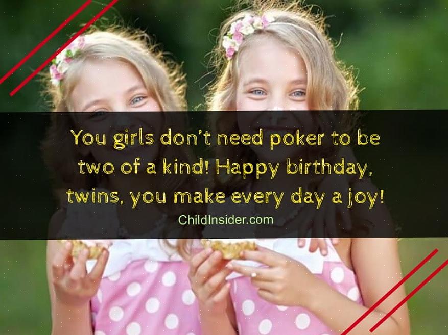Kutsu varmasti oikeat ihmiset kaksosesi syntymäpäiväjuhliin