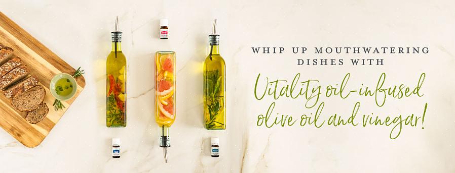 Sinun on käytettävä infusoitua oliiviöljyä vain