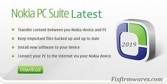 Voit ladata Nokia PC Suite -sovelluksen Nokia PC Suite -sivustolta