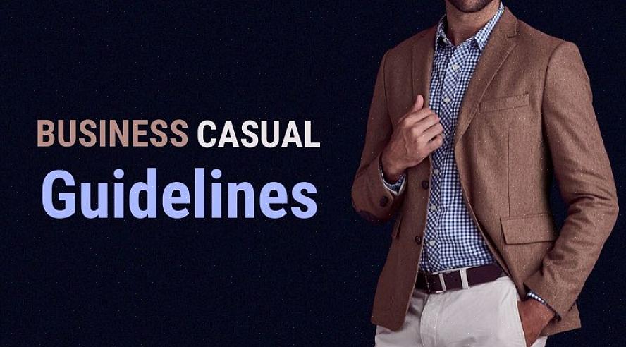 Tässä artikkelissa yritetään antaa hyödyllisiä vinkkejä miesten "perjantai-pukeutumisesta"