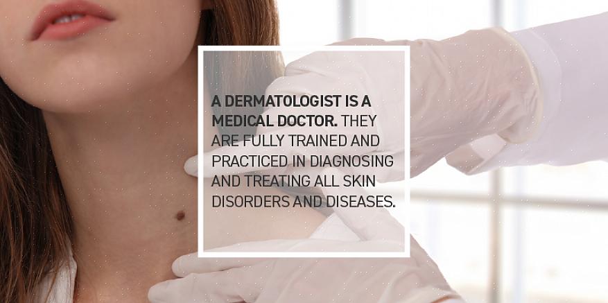 Dermatologin erikoistuminen keskittyy enemmän ihoon liittyviin kysymyksiin