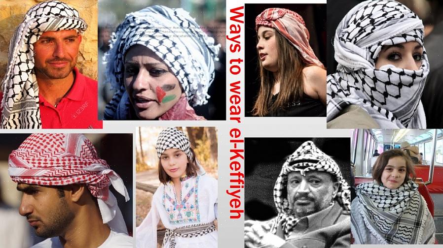 Palestiinalainen huivi tai kuffiyeh on eräänlainen vaatetus