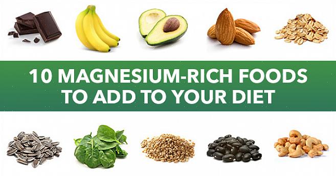 Syö magnesiumia sisältäviä ruokia