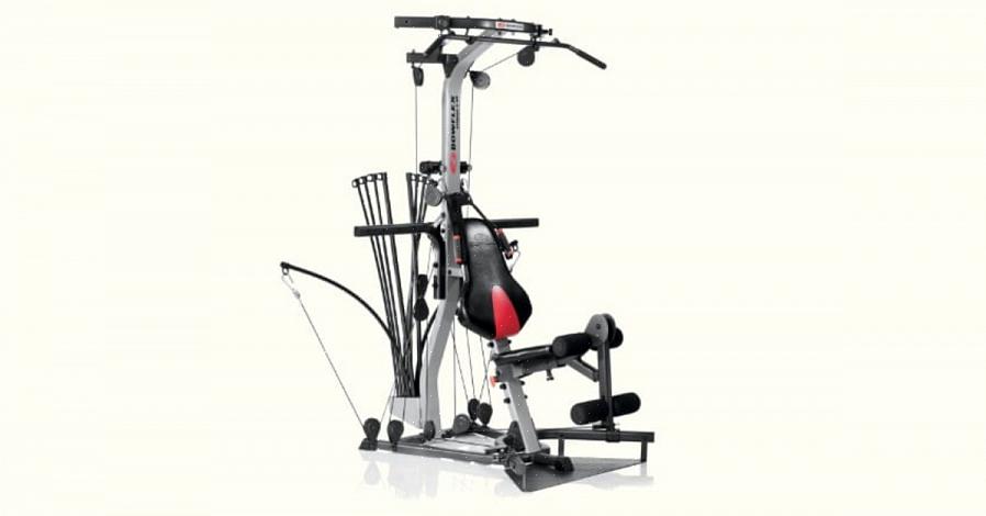 Lisäksi kuntosalin laitteet ovat paljon monimutkaisempia kuin Bowflex Power Pro