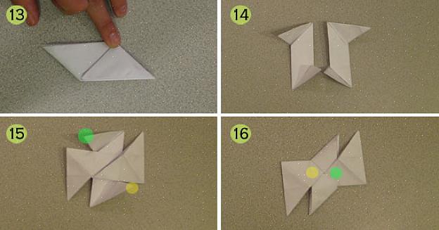 Neliömäistä paperia käytetään yleensä origamiaseiden valmistuksessa