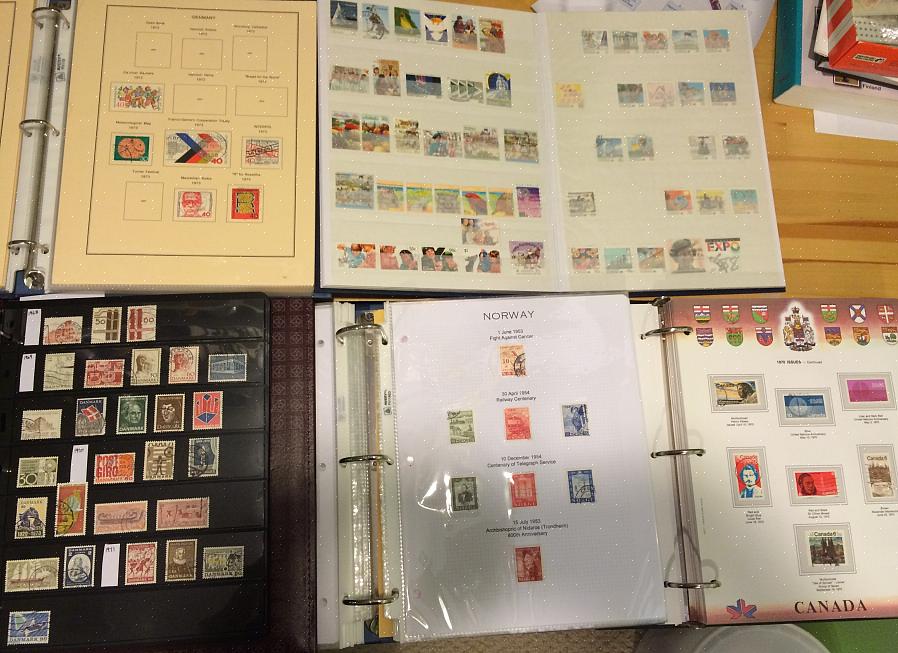Paras tapa tallentaa kasvava postimerkkikokoelmasi on sijoittaa se postimerkkialbumiin