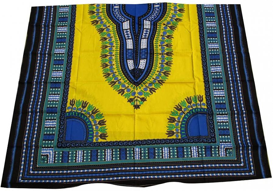 Monet dashiki-valmistajat haluavat myös lisätä kangasapplikaatioita eri muodoissa tavallisen kangasdashikien