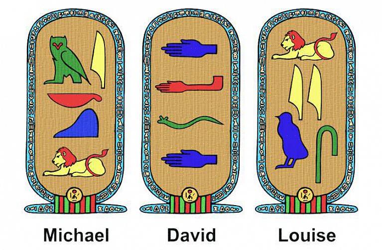 Muinaisen egyptiläisen kielen symbolien piirtäminen voi olla hankalaa tehdä yksin