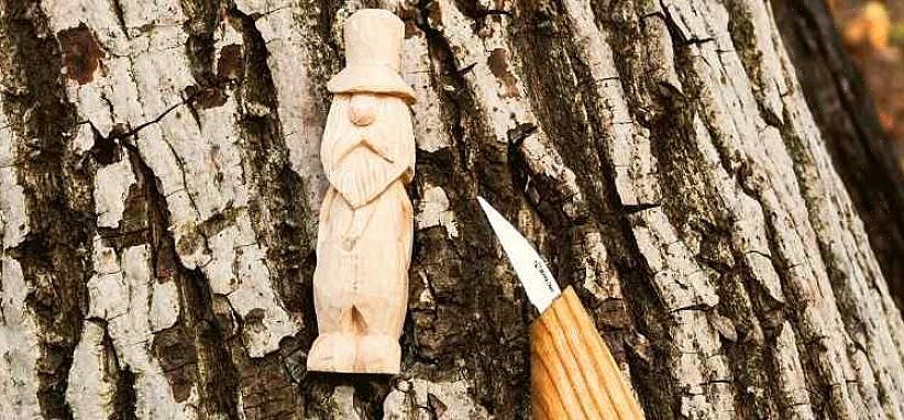 Sinun on opittava valitsemaan puun veistämiseen käytetyt työkalut