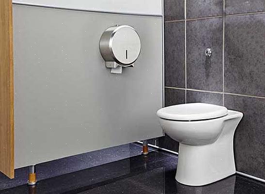 Noudata seuraavia vaiheita oppiaksesi kylpyhuoneen wc-paperitelineen asentamisen