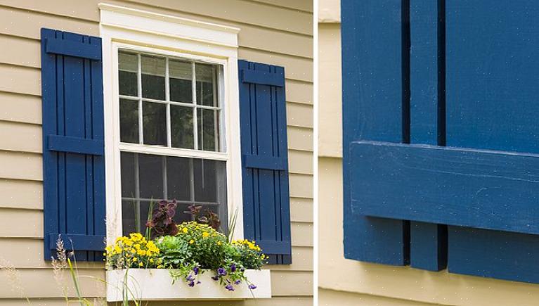 Ikkunaluukkujen tekeminen kodin ulkopuolelle lisää eroa