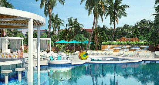 Koska Atlantis-hotelli sijaitsee Paratiisisaarella aina kauniilla Bahama-alueilla