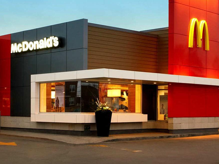 Joiden avulla voit avata McDonald's-franchising-sivuston