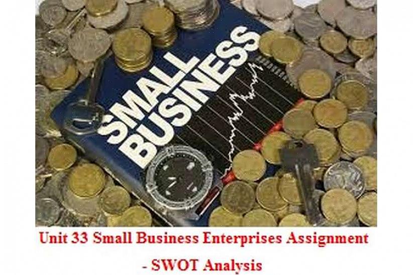 Mikä tahansa pieni yritys voi hyötyä SWOT-analyysistä