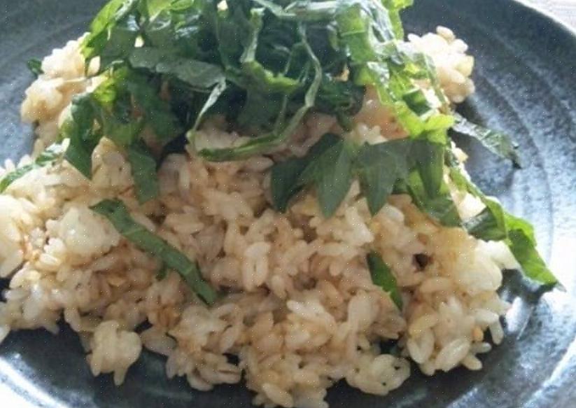 Maistele riisi nähdäksesi tarvitseeko se lisää soijakastiketta tai valkosipulia