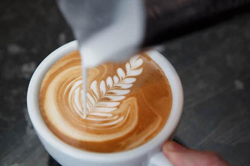 Café latte on espressojuomi