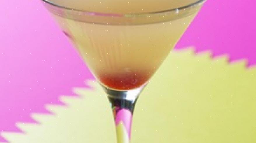 Pink Flirtini on cocktail