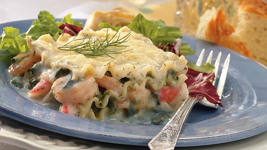 Tee näin yksinkertaisen mutta herkullisen mereneläviä sisältävä lasagne