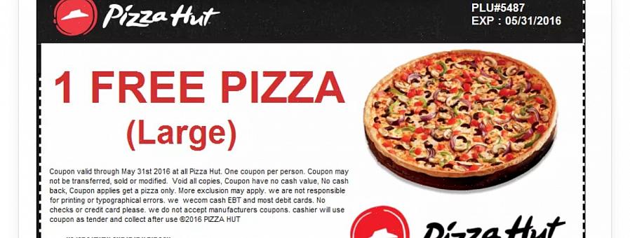 Josta voit saada ilmaisen pizzan Pizza Hutista