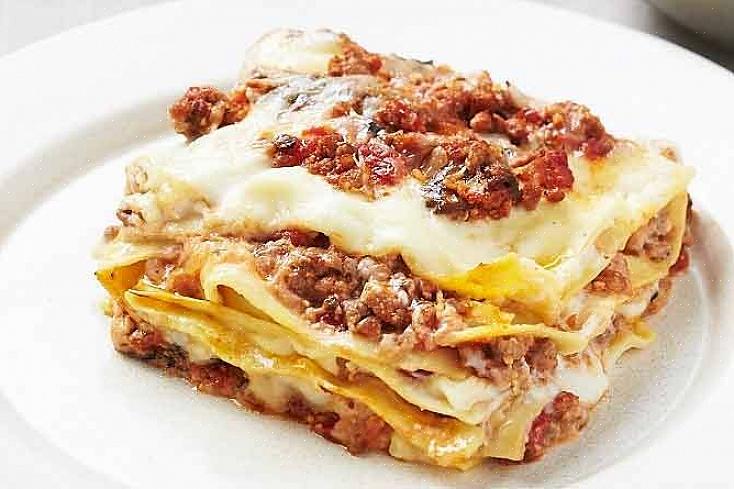 Klassinen lasagne on yhden astian ateria