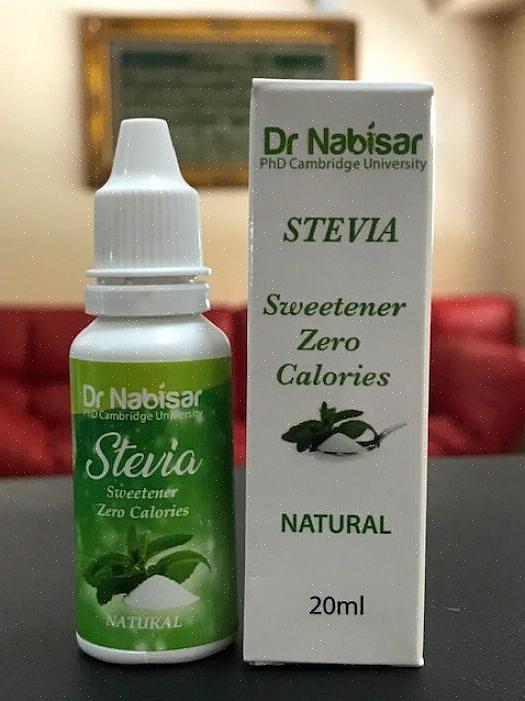 Yksi ruokalusikallinen tätä nestemäistä Stevia-makeutusainetta on suunnilleen yhtä makea kuin kuppi sokeria