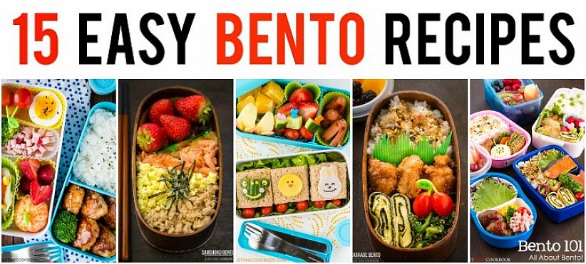 Bento-laatikot on valmistettu erityisesti bento-lounaan valmistamiseksi