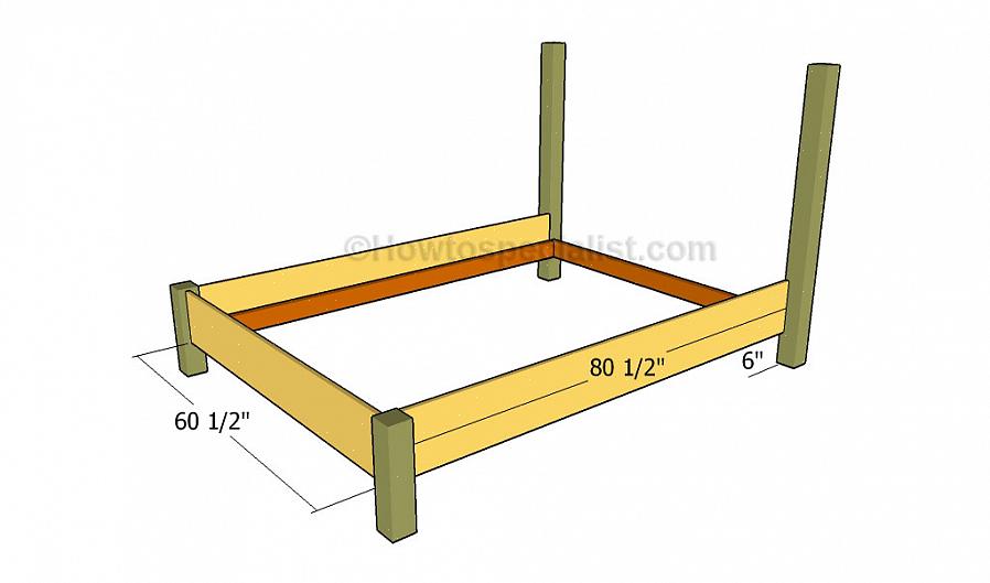 Tässä on askel askeleelta miten tehdä oma puinen sängynrunko