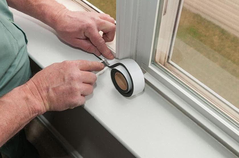 Hyvä korkealaatuinen tiiviste voi peittää kaikki halkeamat tai rikkoutumat ikkunakehyksessä