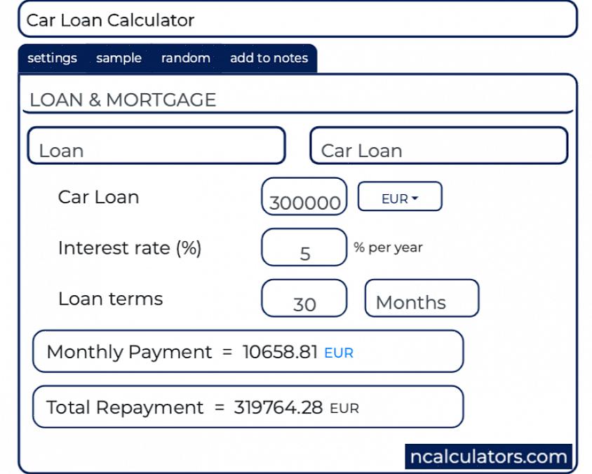 Voit auttaa sinua laskennassa käyttämällä automaattista lainalaskuria
