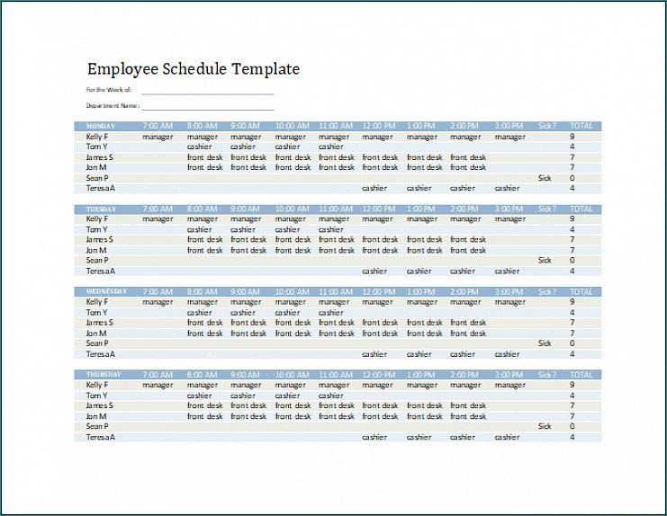 Ohjeita aikataulujen luomiseen Microsoft Excelillä
