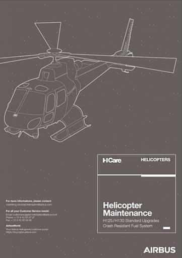 Jos haluat tietää enemmän helikopterin huoltotöistä