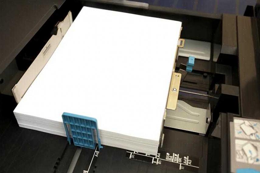 Kuinka suuri kopiopaperin paino tulostimellesi mahtuu